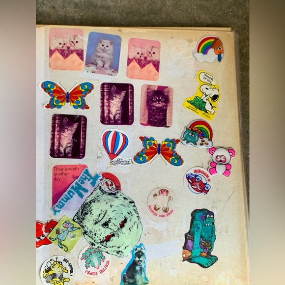 c. 1981 Vtg Spiral Bound Sticker Collection Album - Picture 4 of 16